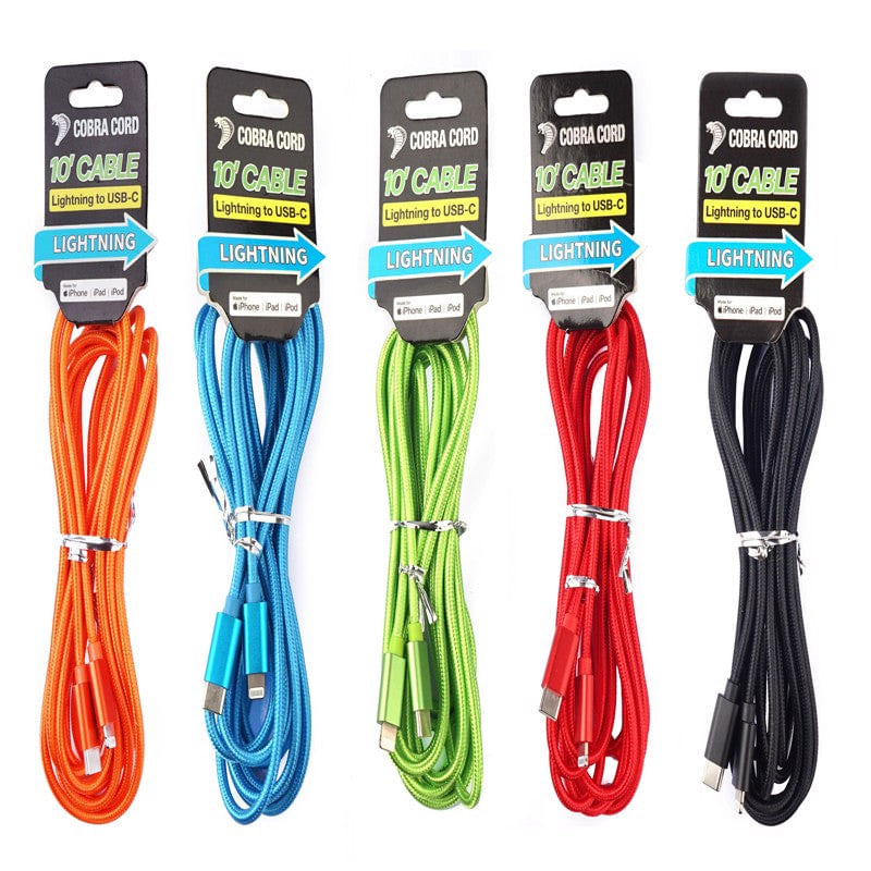 Cabo Lightning Para Usb Tipo C Diamond Visions Cobra