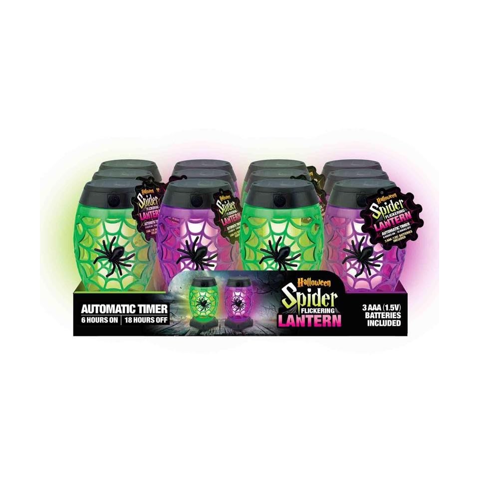 Lanterna De Halloween Magic Seasons 768165 1,5 V, Pacote Com 12