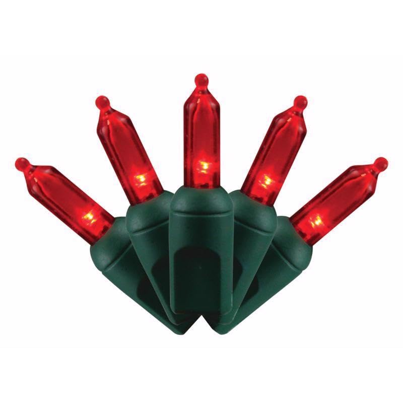 String Light Celebrations T5 Red 50 Led 7,8 M