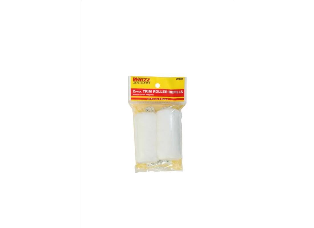 Refil Branco Trim Roller Whizz, Pacote Com 2 Unidades, 3"
