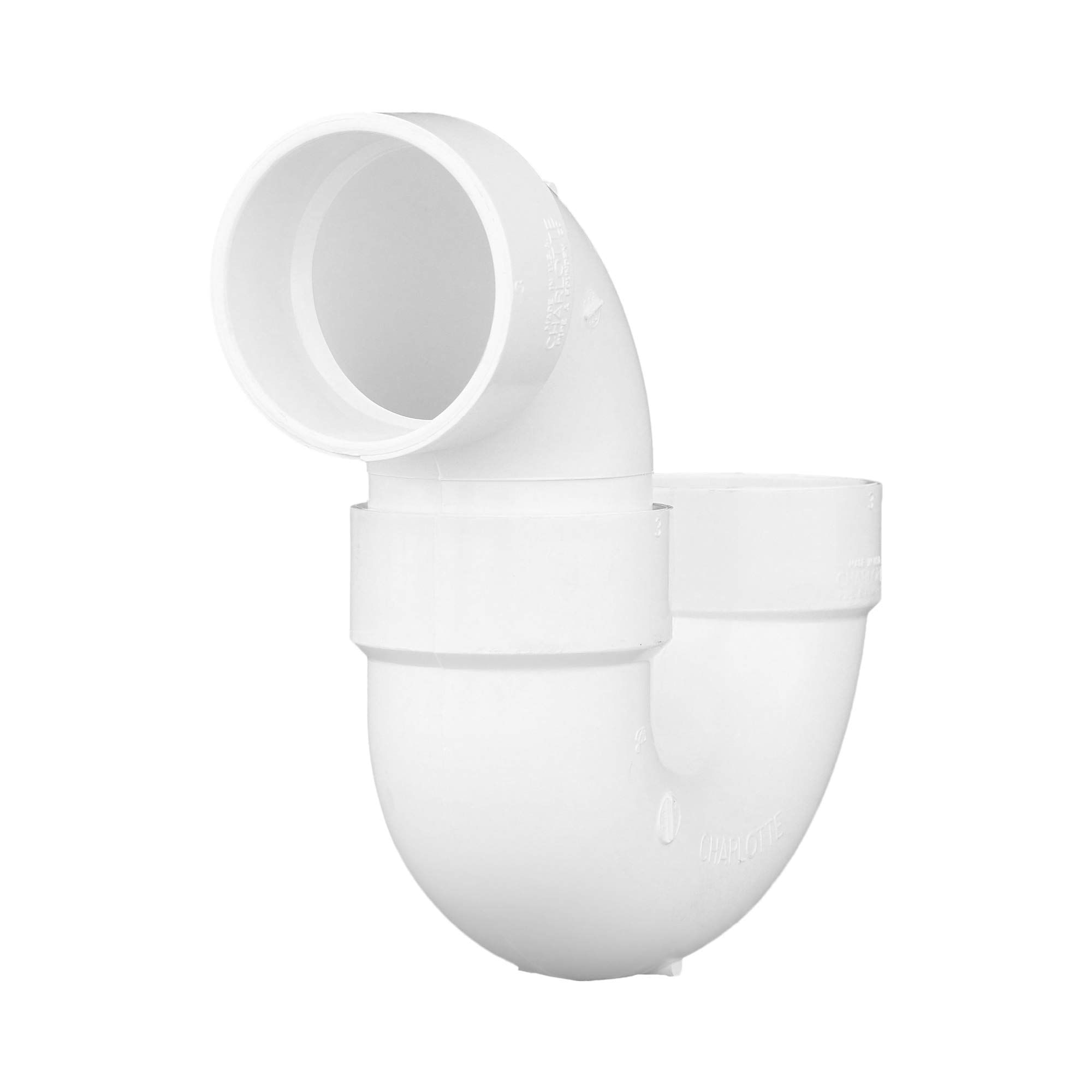 Charlotte Pipe 3" Dwv P-trap Com Junta De Solda Por Solvente
