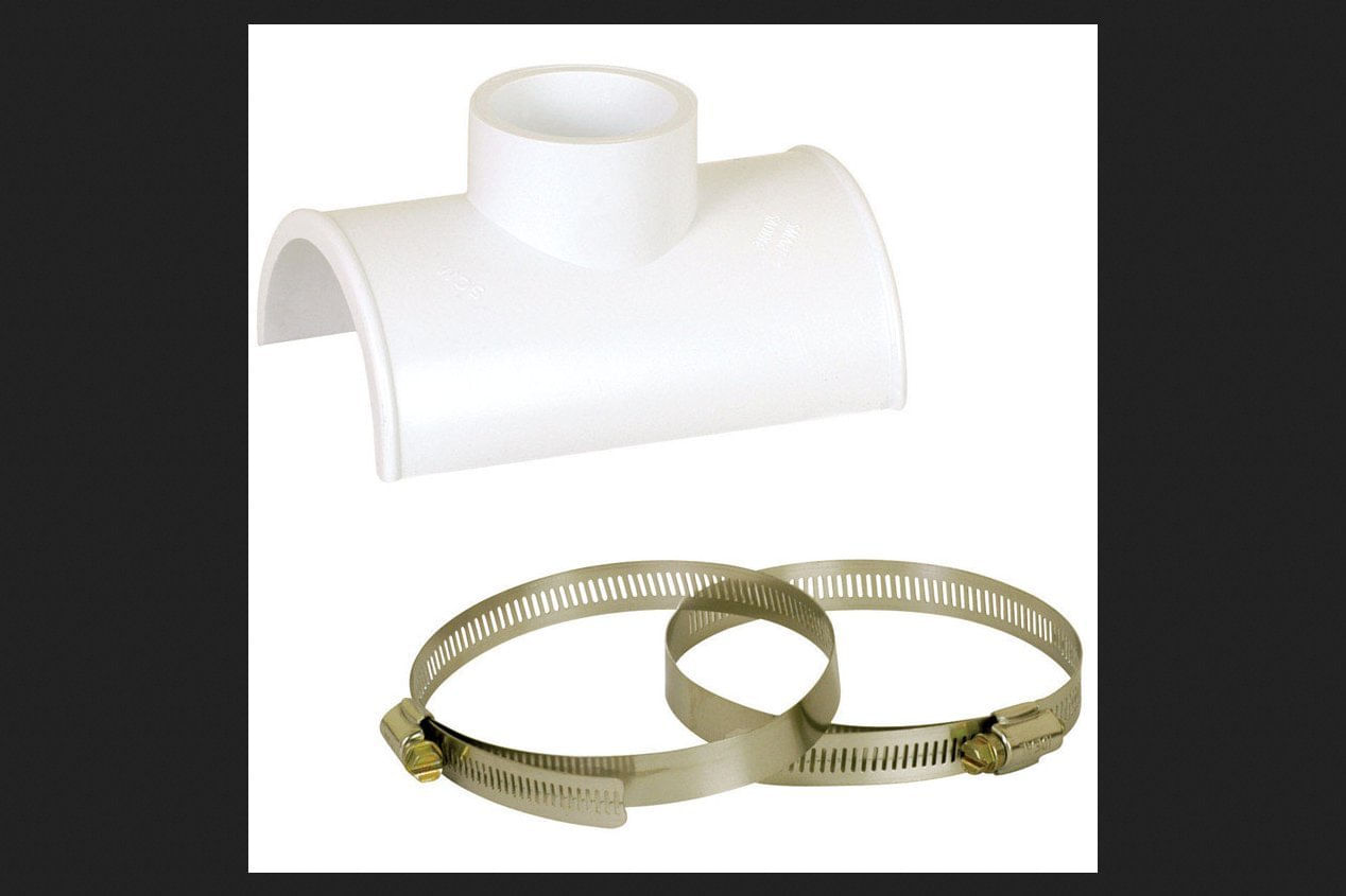 Sioux Chief Saddle Tee Pvc 3x2 Com Parafusos Brancos