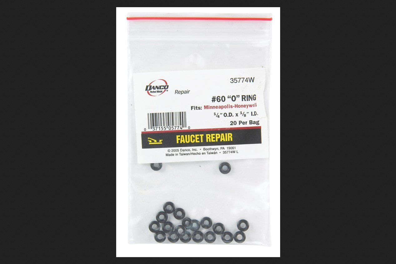 O-rings Danco De Borracha De 0,12 Polegadas De Diâmetro, Pacote Com 20