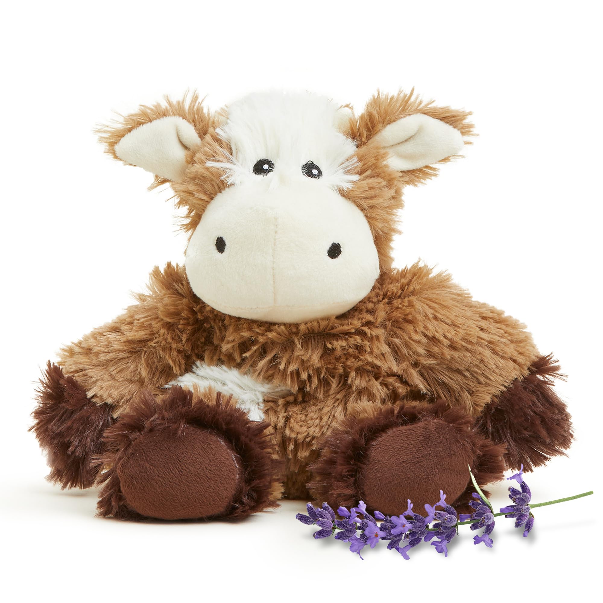 Bicho De Pelúcia Aquece Vaca Júnior Para Micro-ondas Com Peso