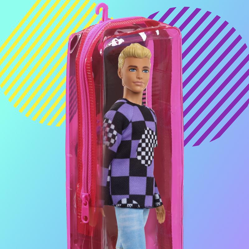 Boneca Moderna Barbie Ken, Sortimento De Plástico/poliéster, Pacote Com 4