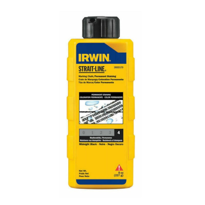 Marking Chalk Irwin Strait-line Midnight Black 240 Ml, 1 Pacote