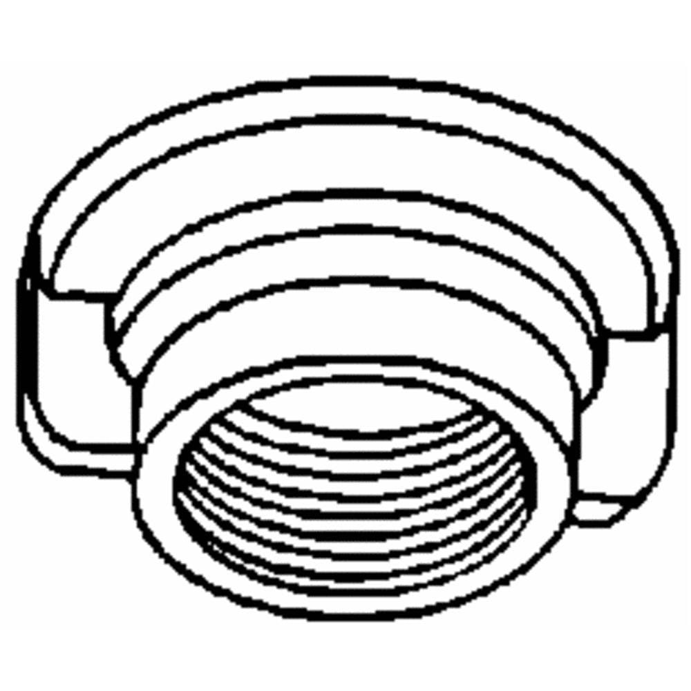 Torneira Locknut Danco 1/2" Ips De Plástico Branco