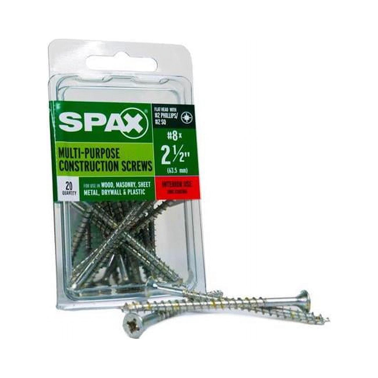 Parafuso Spax #8 X 6,35 Cm, Fixador Nº 2