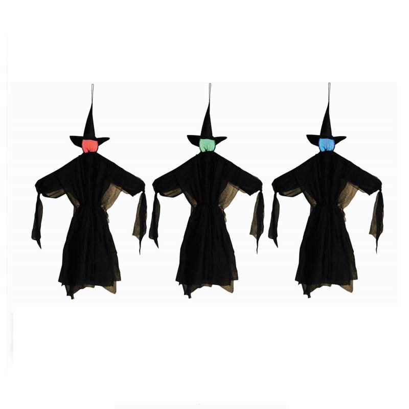Decoração De Halloween Fun World Led Prelit Hanging Witch