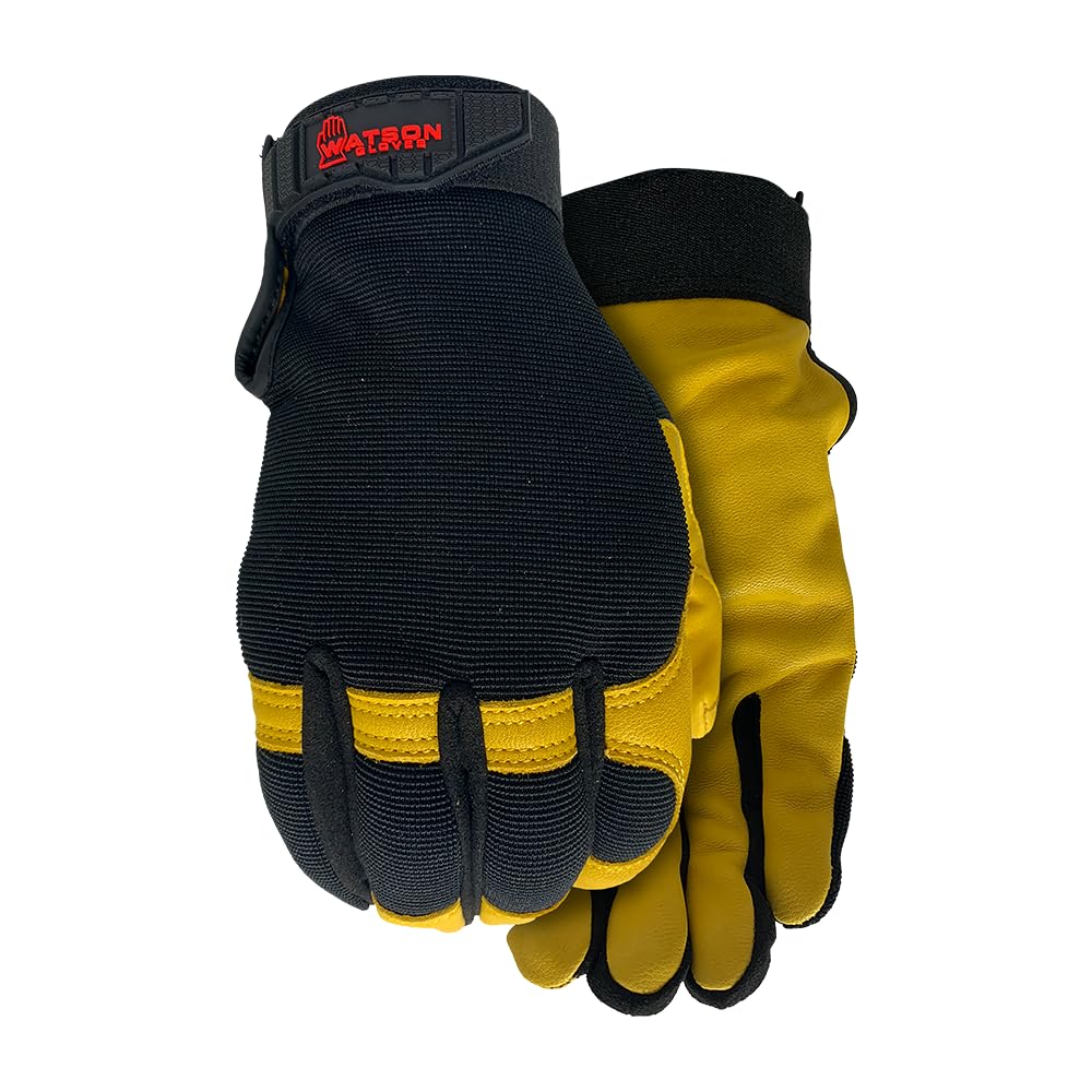 Luva De Trabalho Em Pele De Cabra Resistente À Água Watson Gloves Flextime M