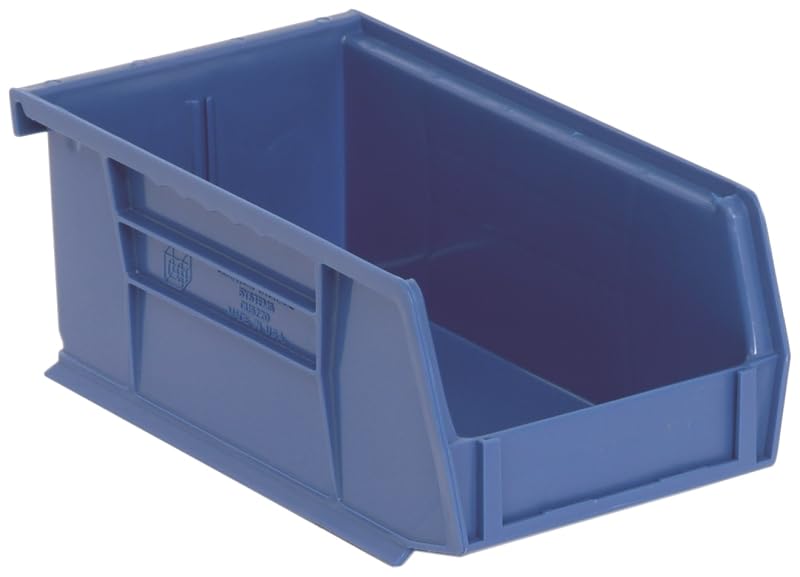 Caixa De Armazenamento Quantum Blue Plastic Organizer Bin