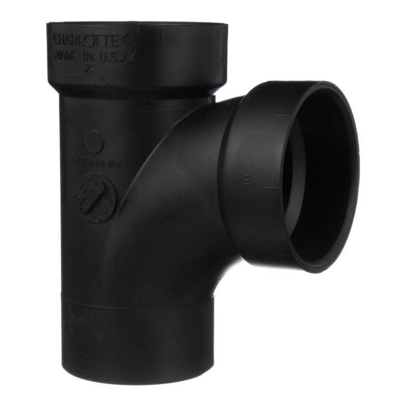 Sanitary Street Tee Charlotte Pipe Abs 2x2in