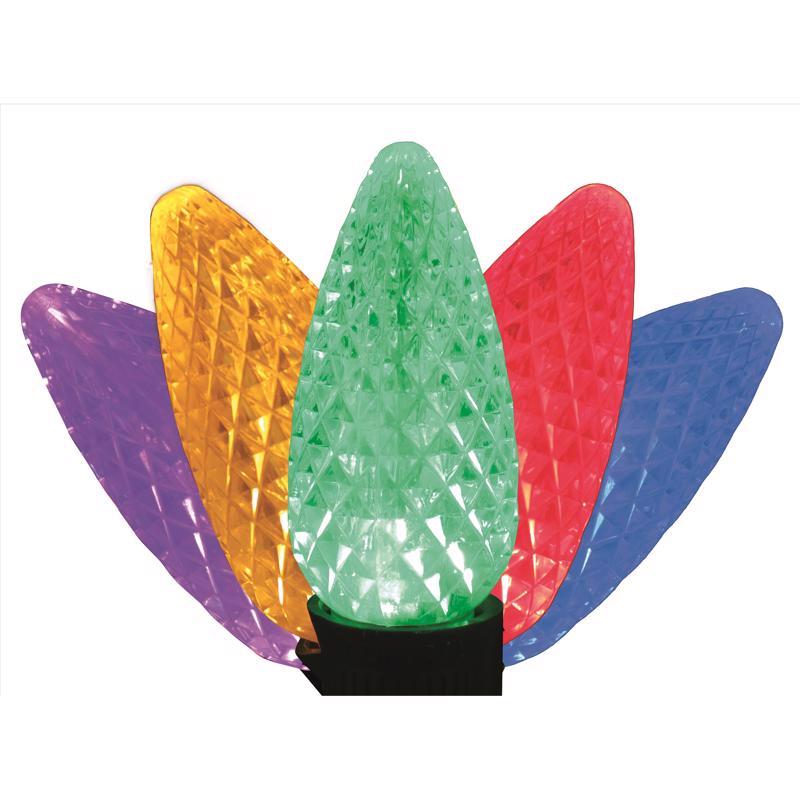 Luzes De Natal E Celebrações De Platina Led C9 Multicolorido