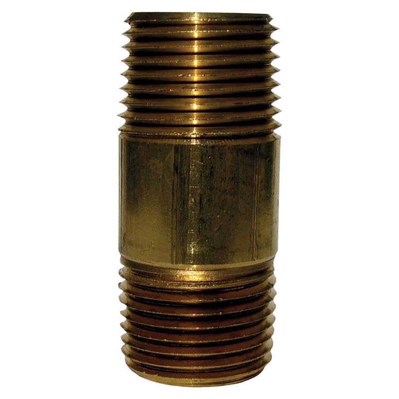 Bico De Latão Homeplus+ 1/8 Pol. Mpt X 9 Cm De Comprimento
