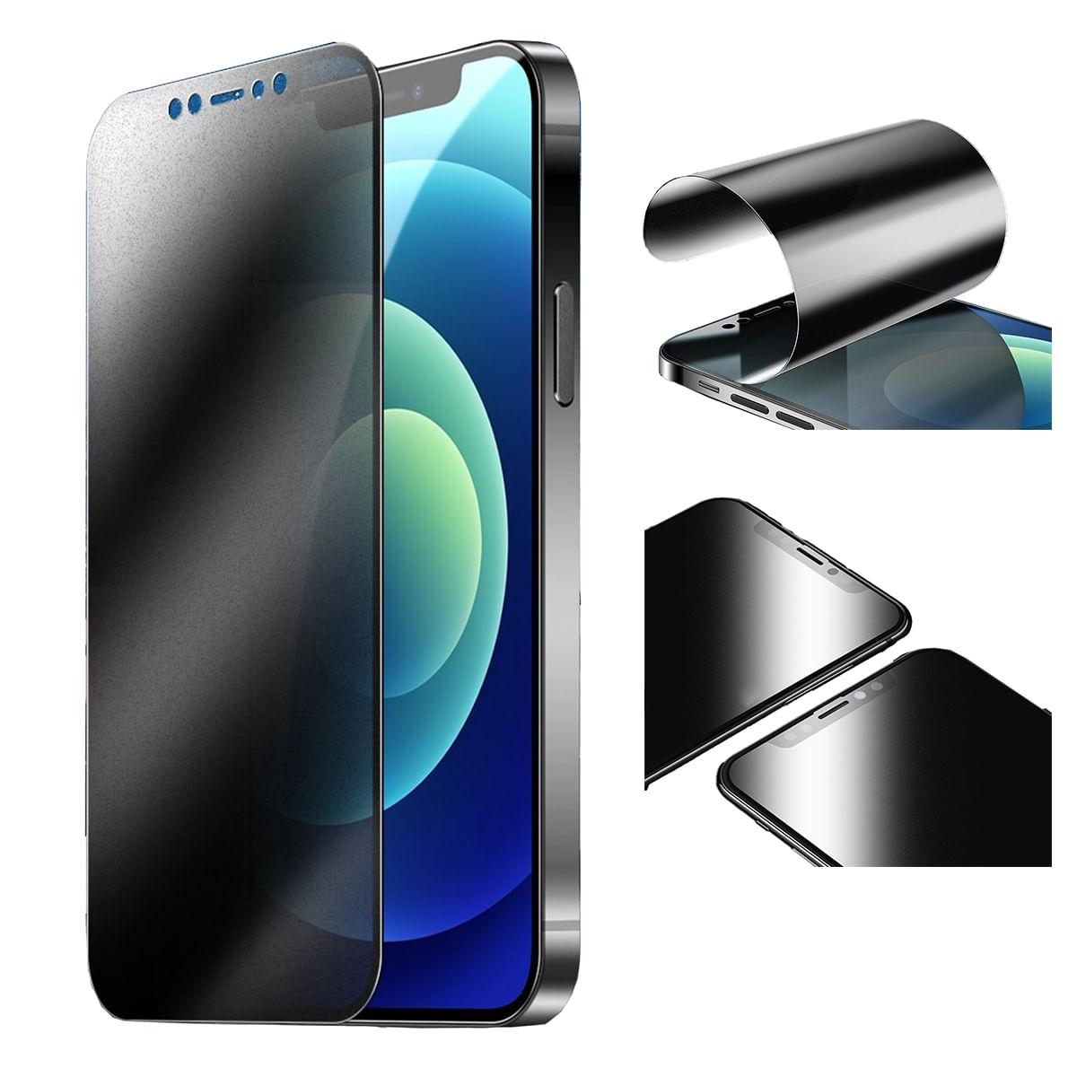 Película De Privacidade Cerâmica Fosca Compatível Com Iphone