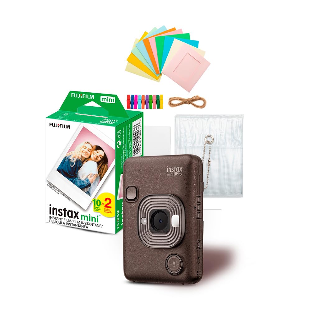 Câmera Fujifilm Instax Mini Liplay Hybrid Instant Bronze