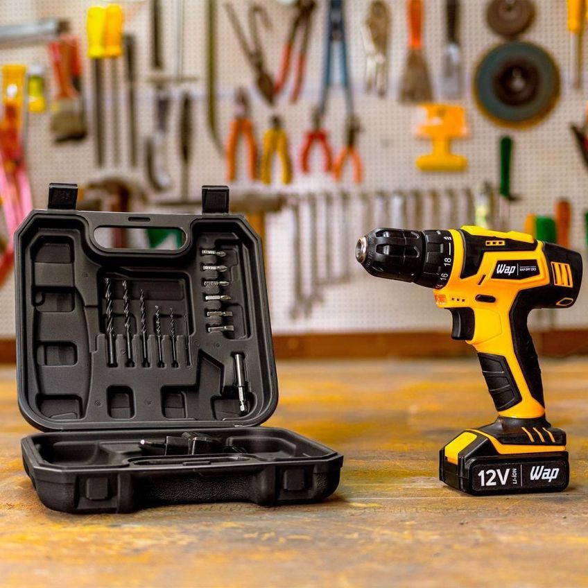 Parafusadeira E Furadeira A Bateria 12v Wap Bpf 12k3 Li-ion - imagem 3