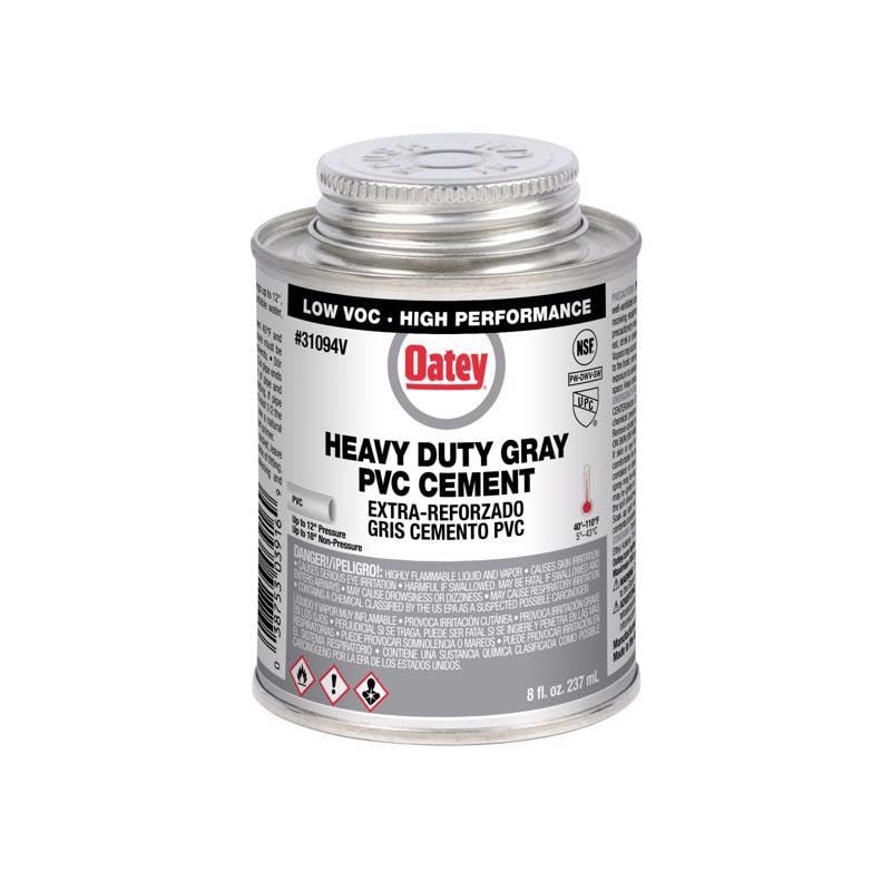 Cimento Pvc Oatey Heavy Duty Grey 237 Ml