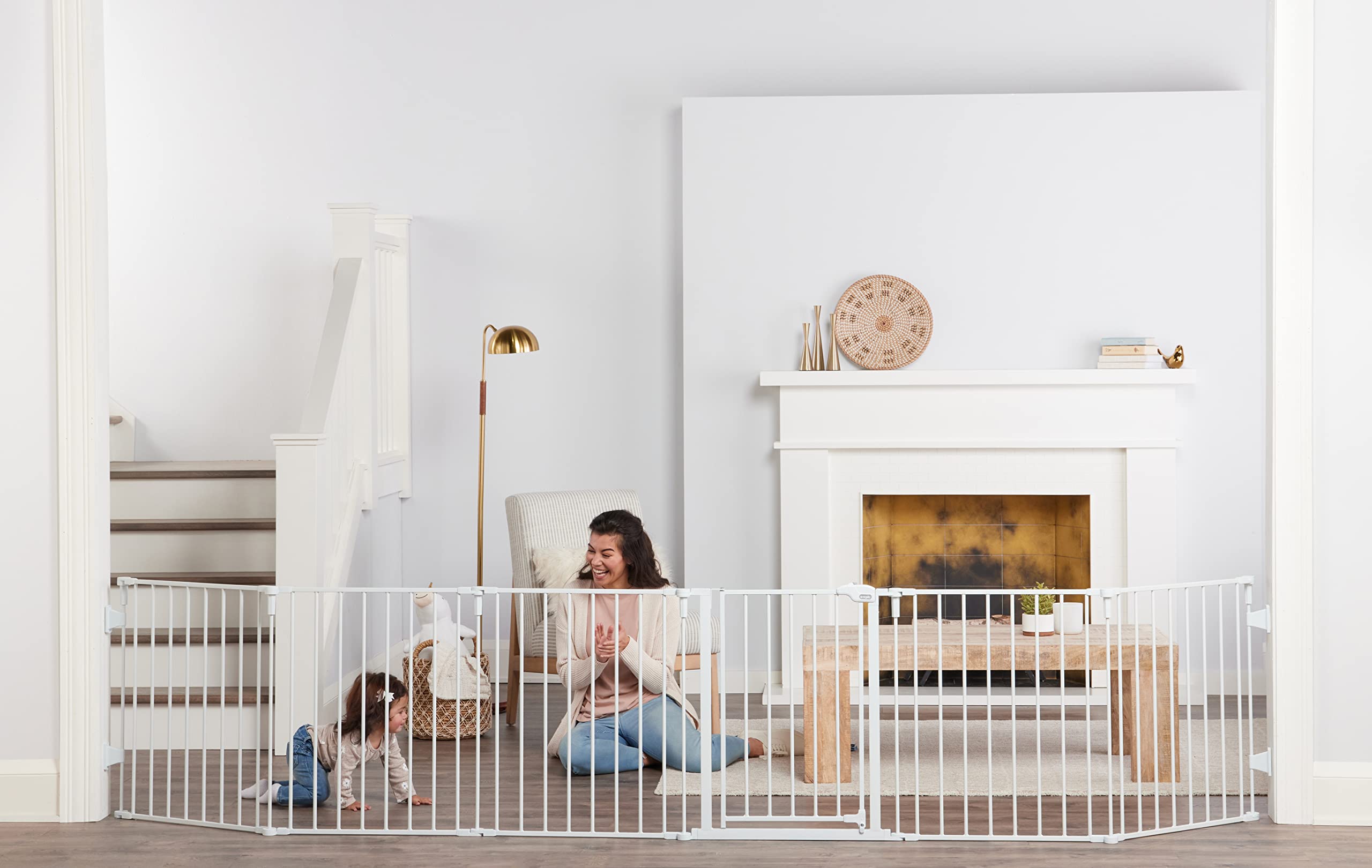 Presente Baby Gate And Play Yard Super Wide De 144 Polegadas