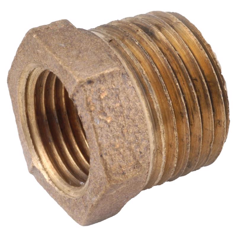 Bucha Hexagonal Anderson Metals Brass 1 Polegada Mpt X 3/4 Polegadas Fpt