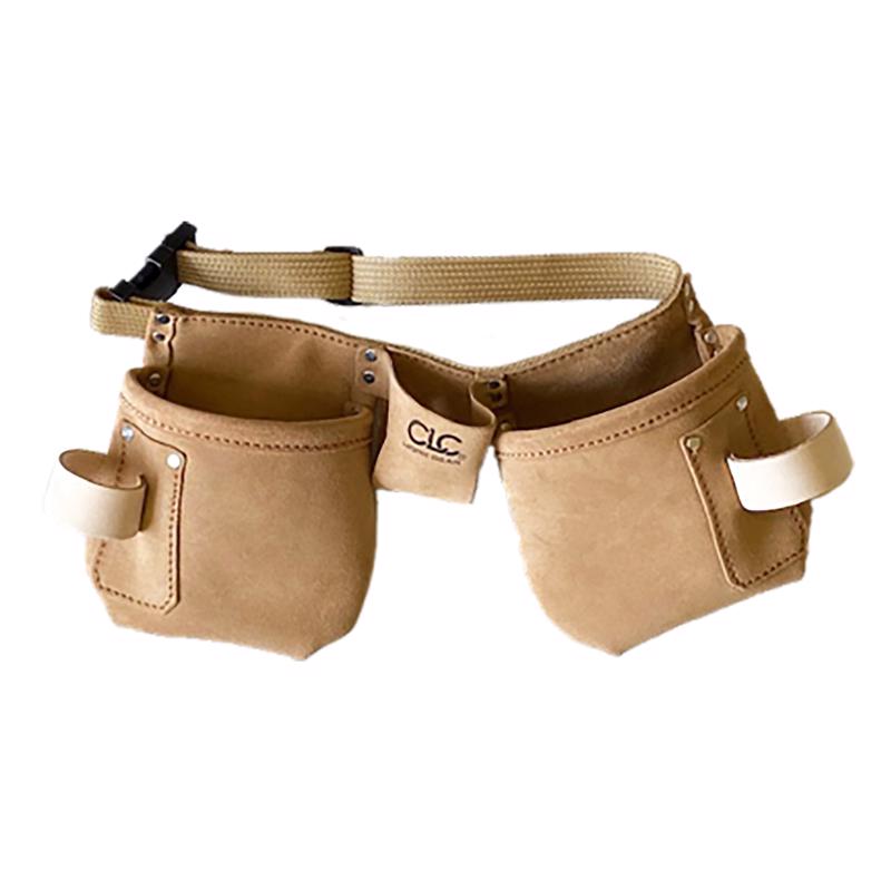 Bolsa De Ferramentas E Unhas Clc 710x Suede Leather 12 Pocket Beige