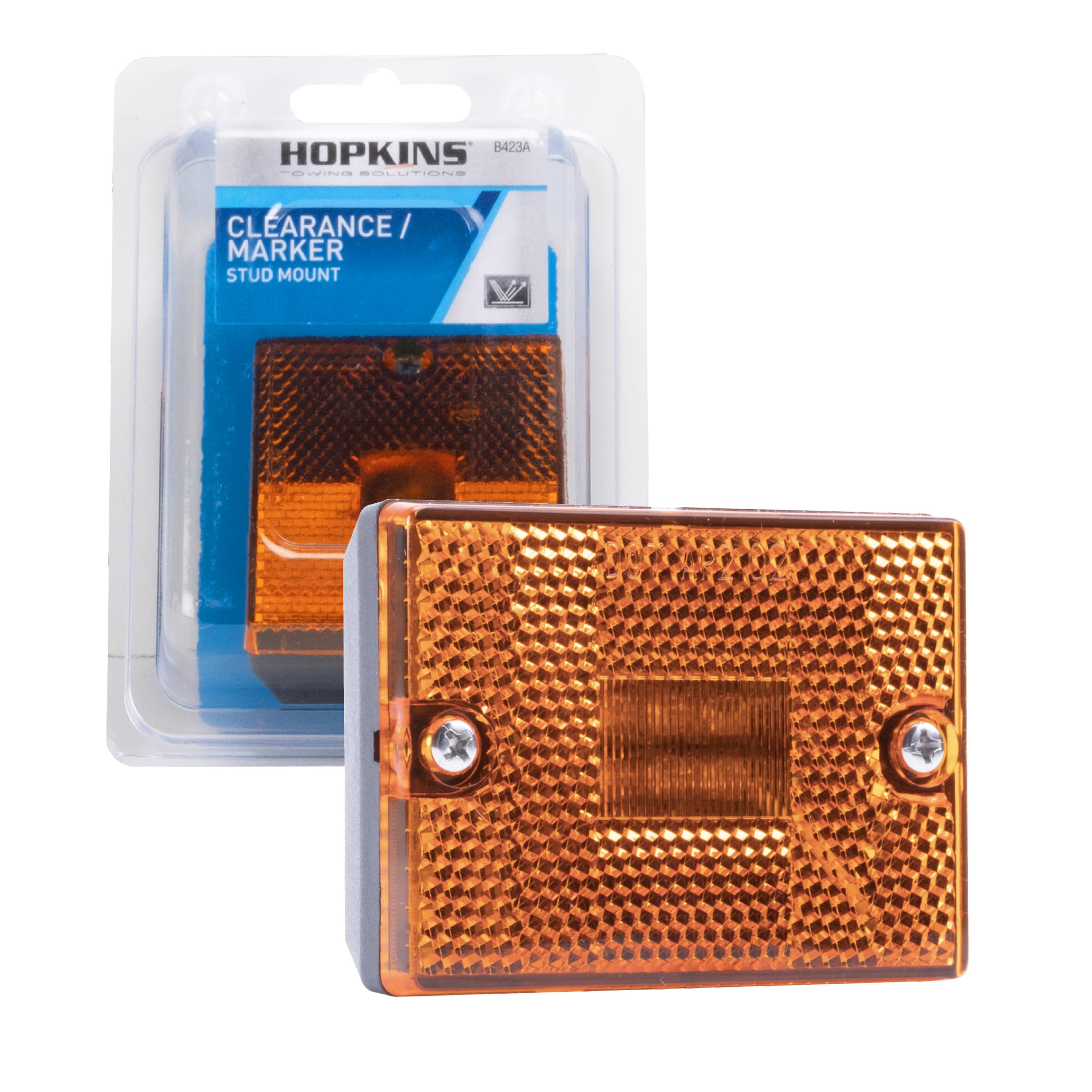 Luz De Marcação Lateral Retangular Âmbar Blazer International B423a 12v