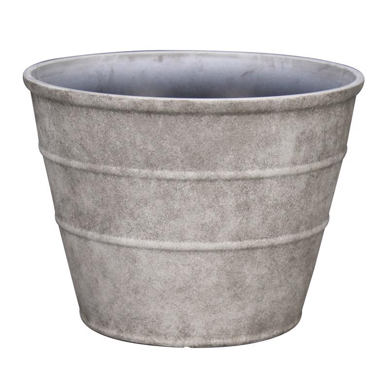 Planter L&amp;g Solutions Hamilton Polyresin 30cm X 40cm Stone