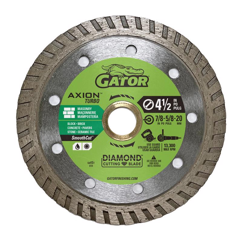 Turbo Rim Diamond Blade Gator De 4,5 Polegadas Para Alvenaria