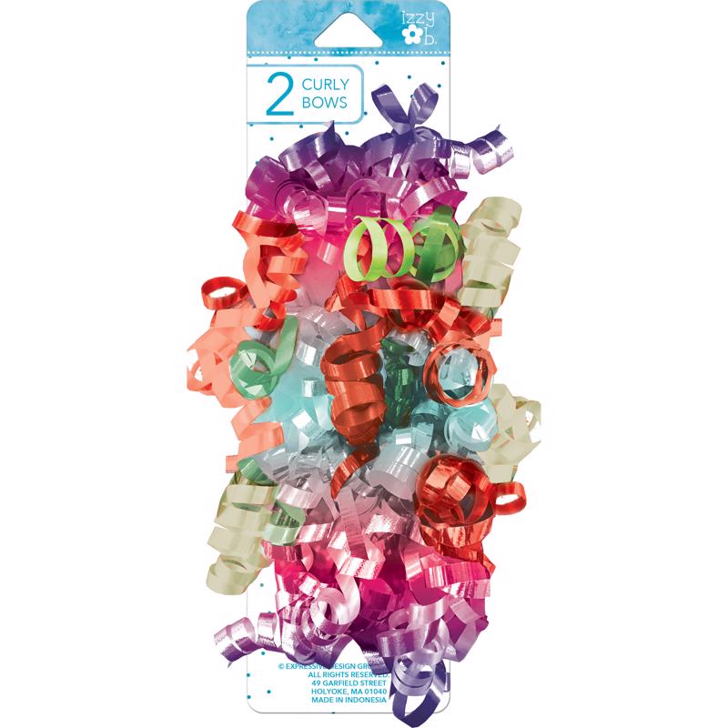 Blows Paper Images Bright Curly Multicolor (pacote Com 6)