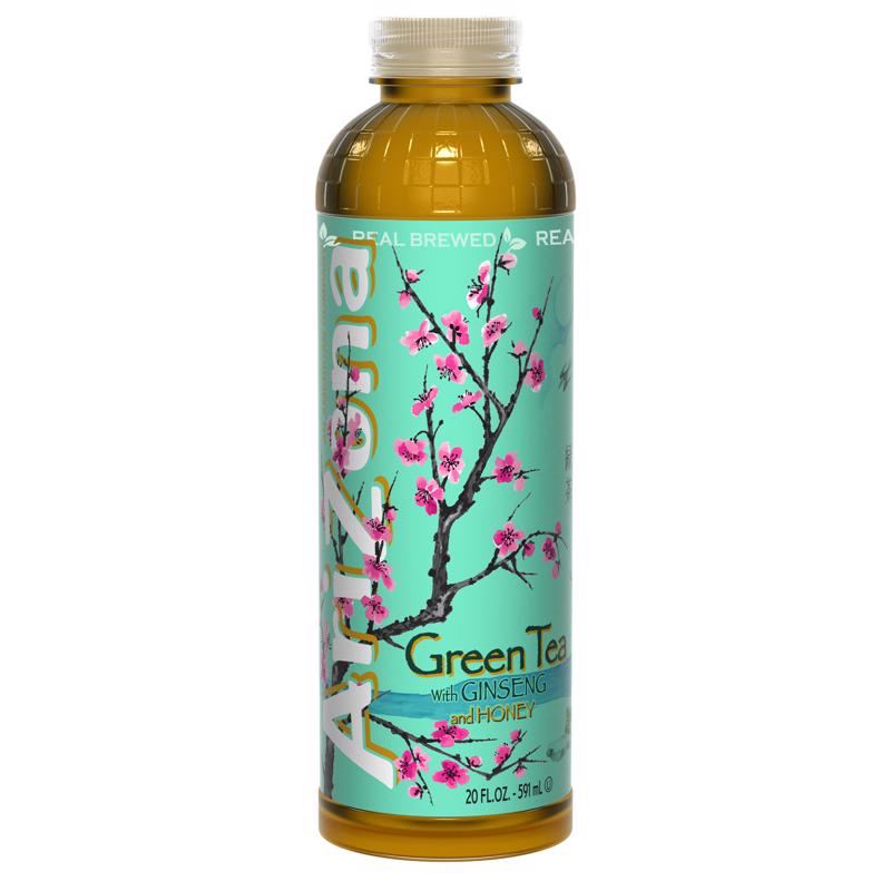 Bebida: Chá Verde Arizona Com Ginseng E Mel 591ml (24x591ml)