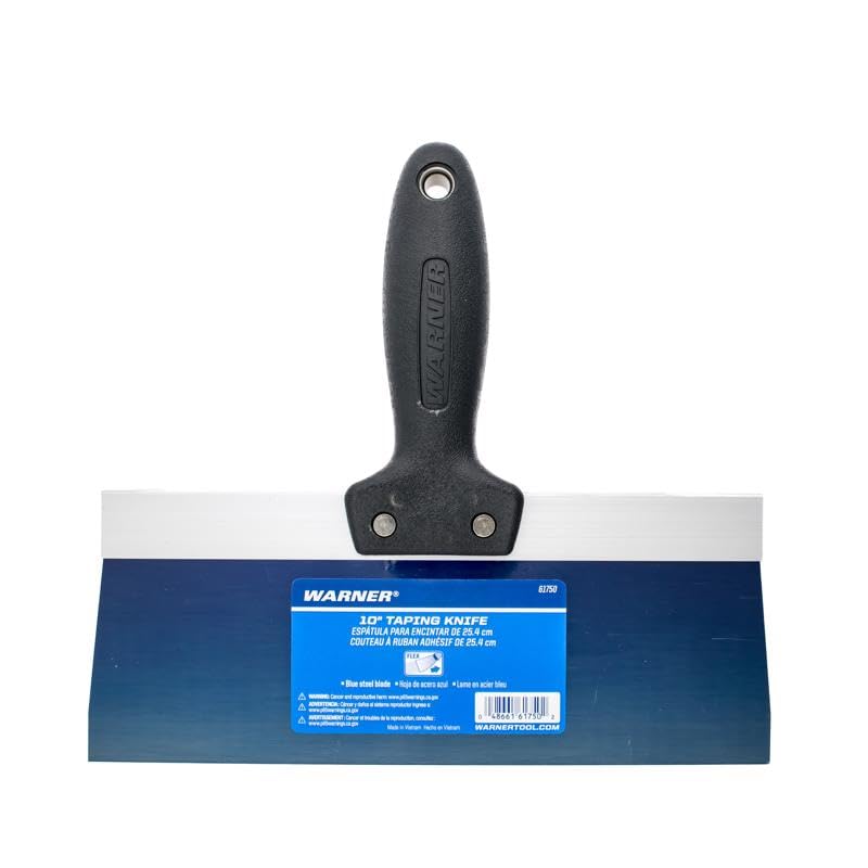 Lâmina De Aço Azul Putty Knife Warner Tool De 10"