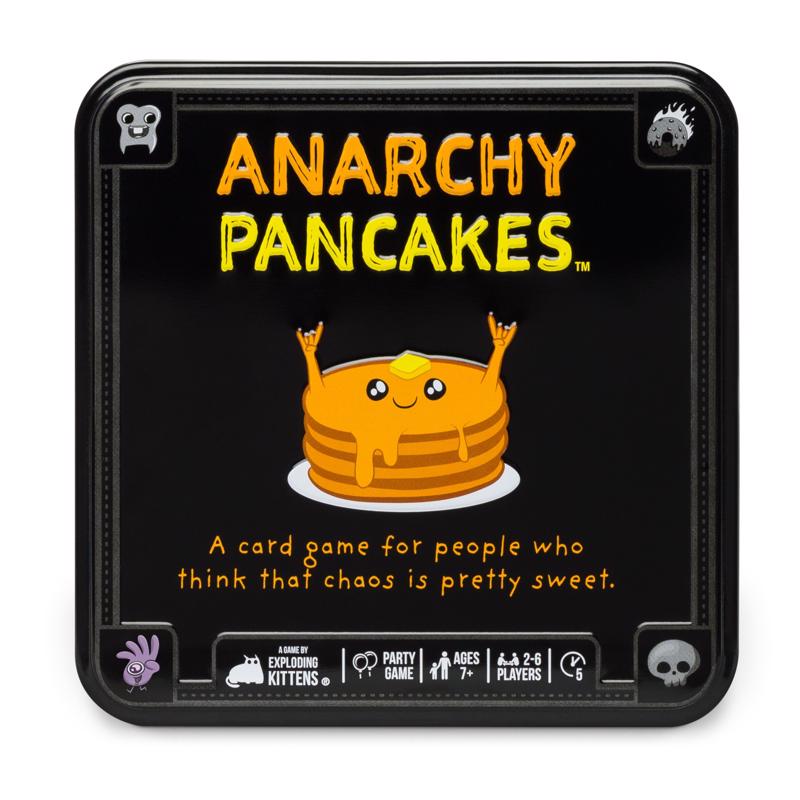 Jogo De Cartas Anarchy Pancakes Exploding Kittens Pan Cake 66 Unidades