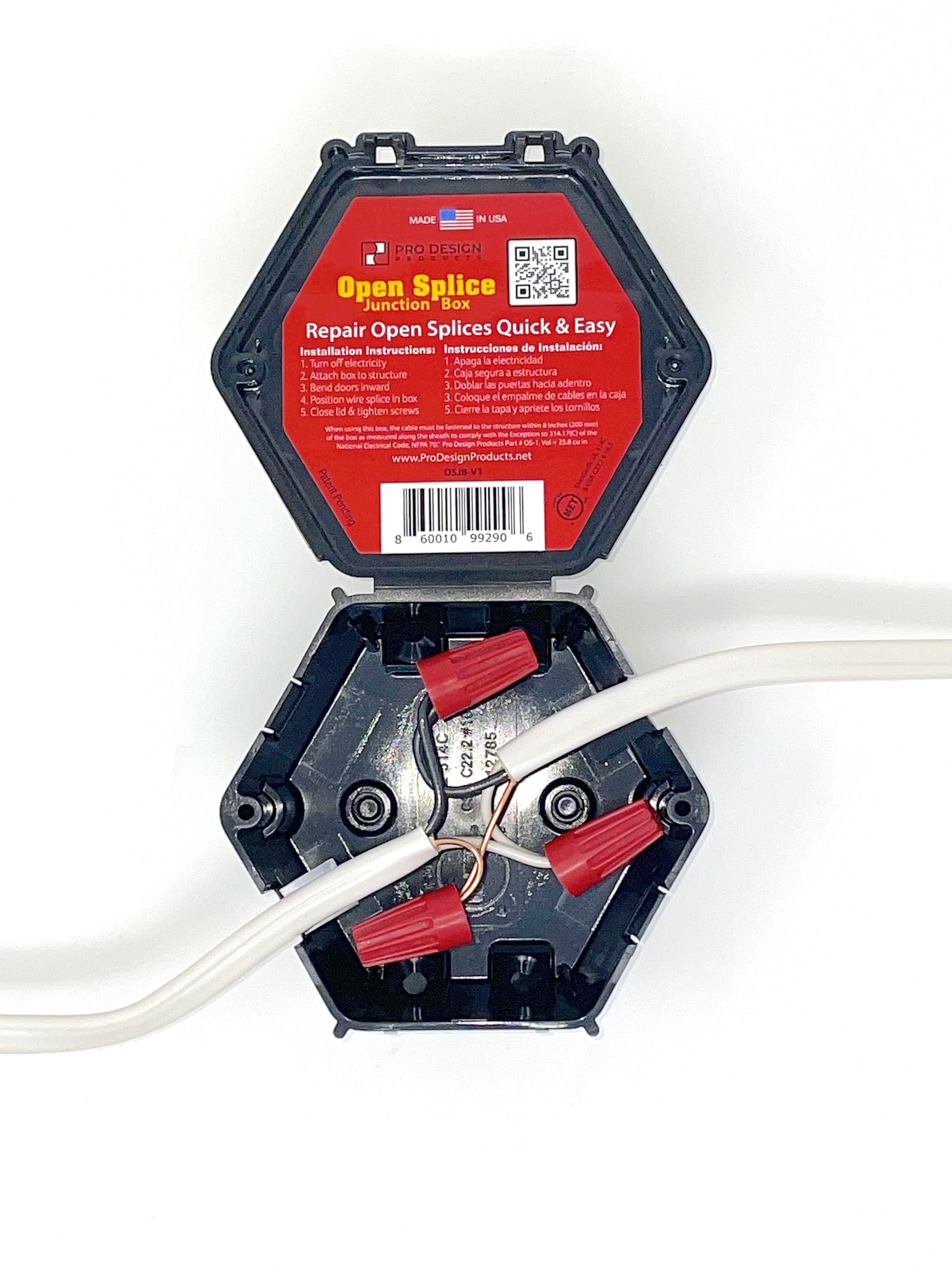 Pacote De 10 Produtos Junction Box Pro Design Open Splice