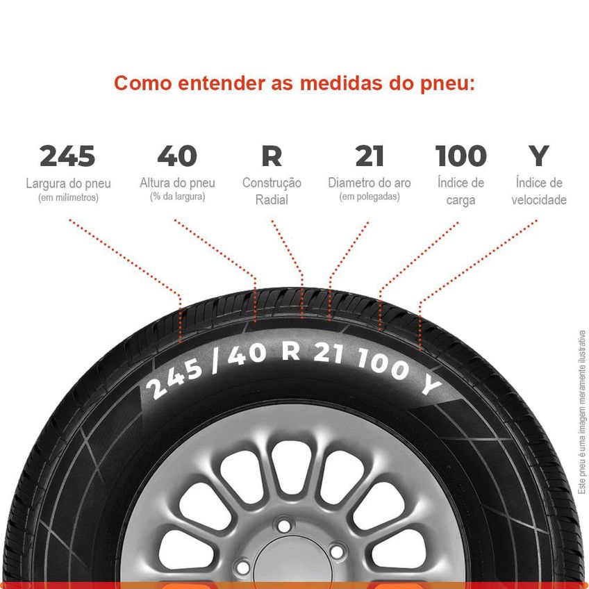 Pneu Aro 21 245/40r21 Continental Premiumcontact 6 100y Xl - imagem 5