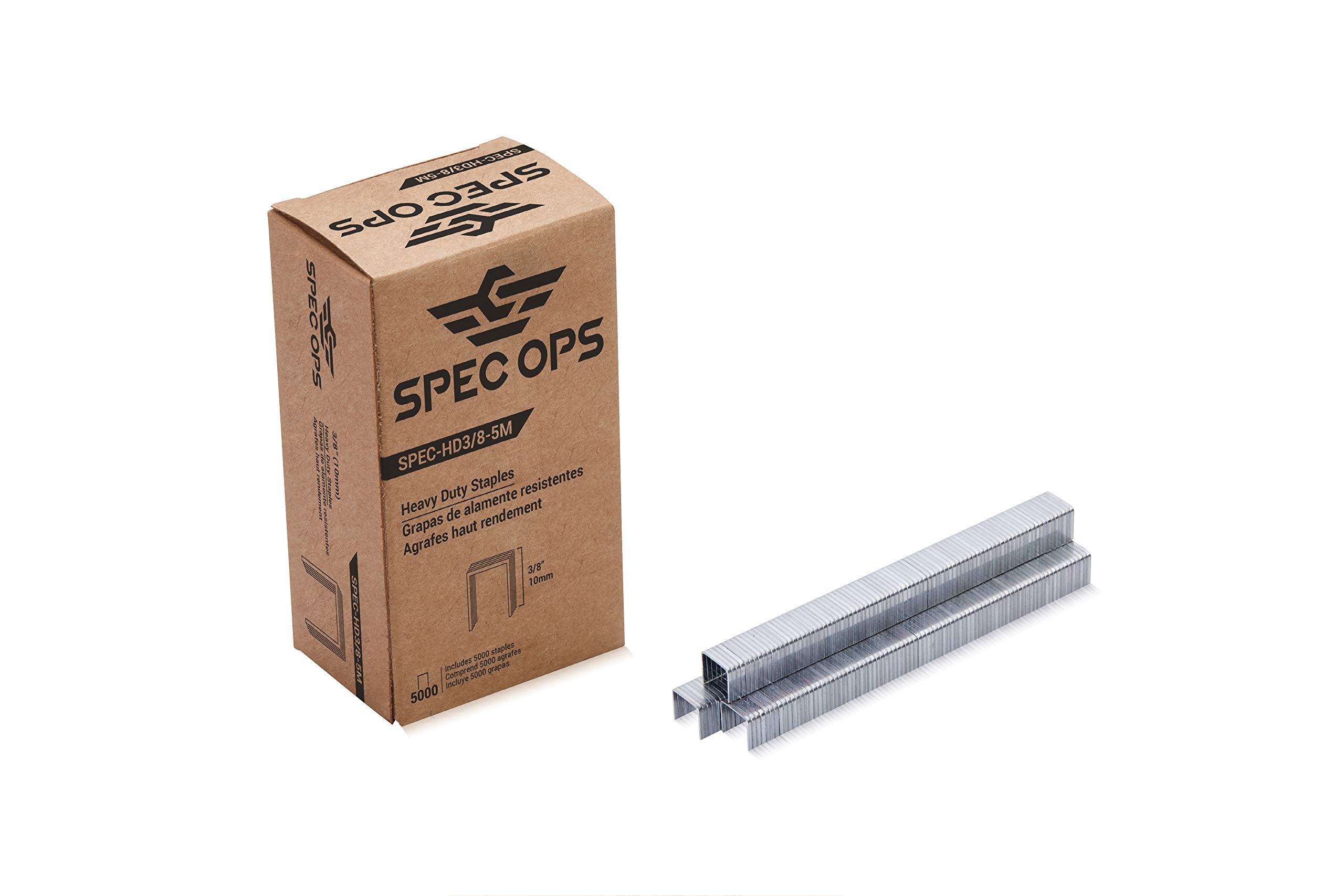 Staples Spec Ops Hd 3/8" Heavy Duty, Pacote Com 5.000