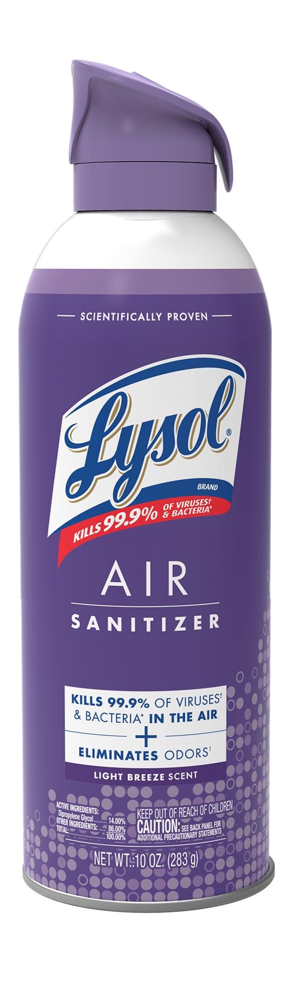 Spray Desinfetante De Ar Lysol Light Breeze 283 Ml
