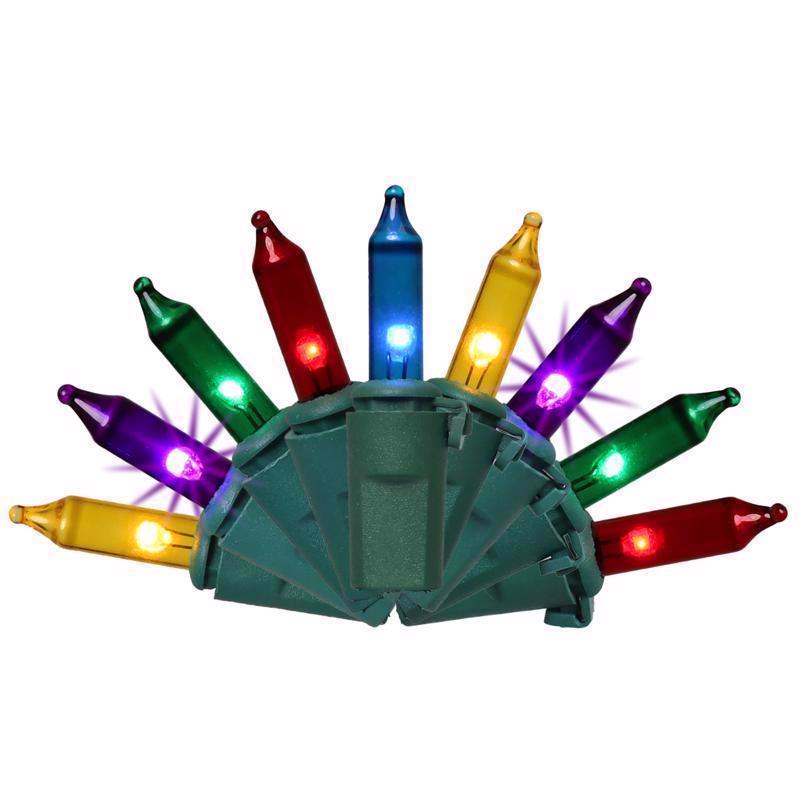 Luzes De Natal E Celebrações Clássicas Led T5 100ct Multicolorido