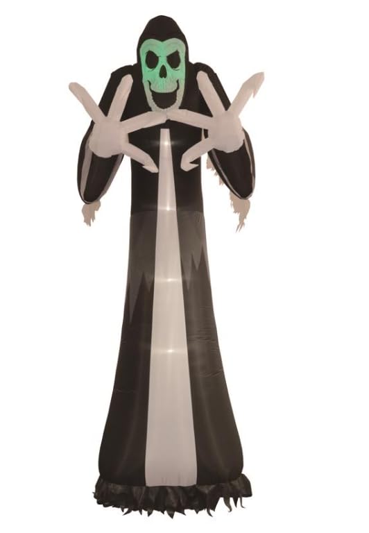 Plug-in Pré-iluminado De 3,7 M Para Celebrações Infláveis Grim Reaper