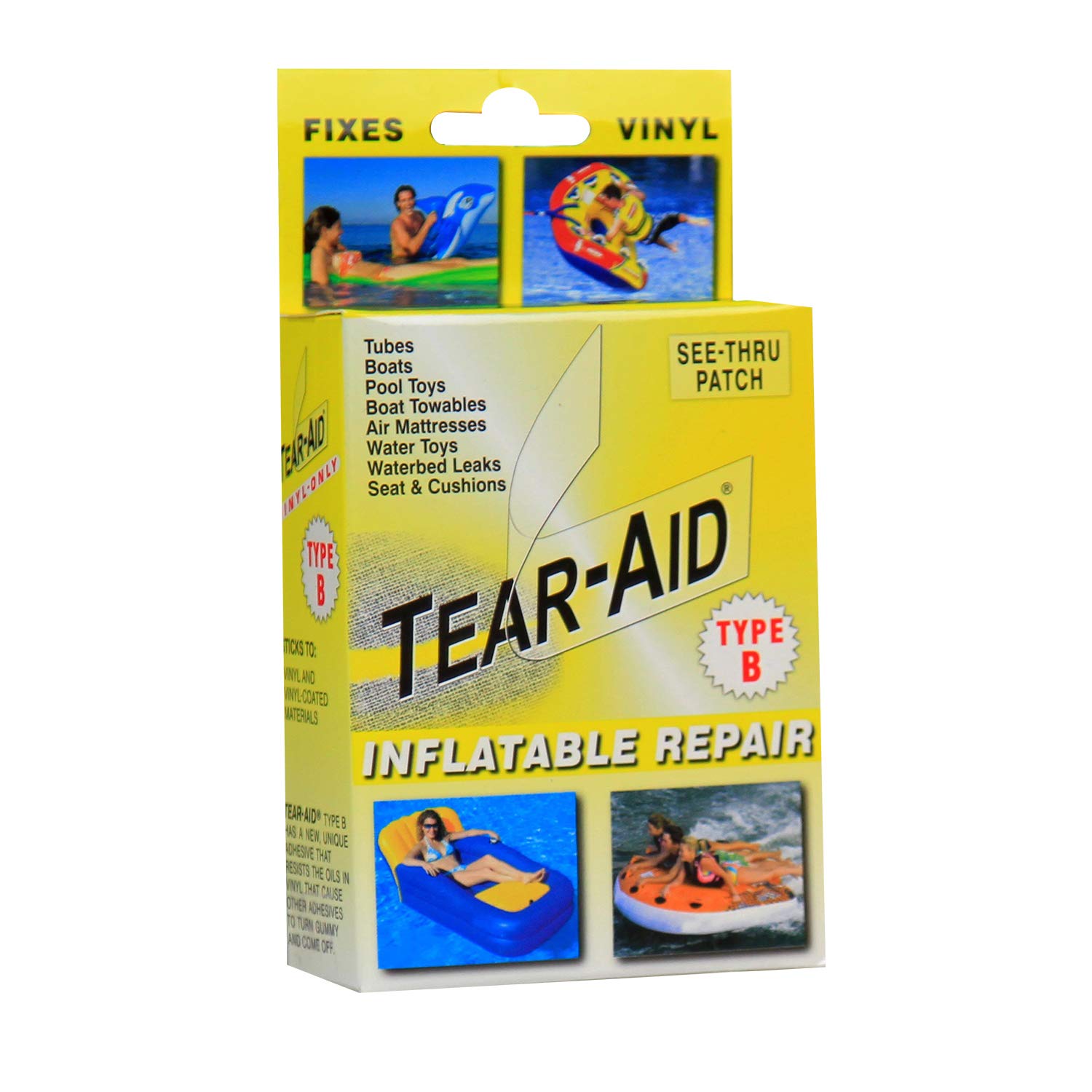 Kit De Reparo Inflável Tear-aid Type B Clear Patch