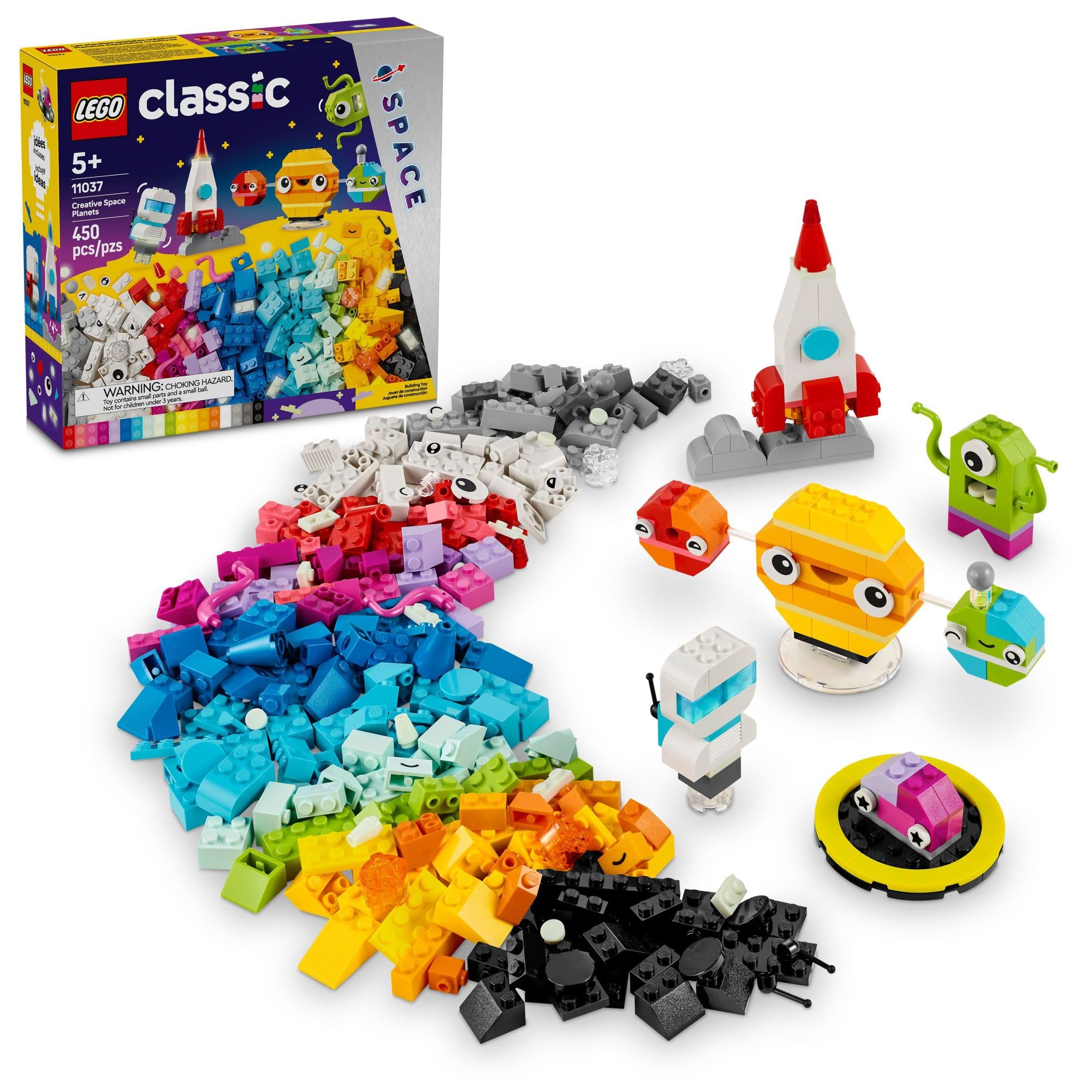 Conjunto De Brinquedos De Construção Lego Classic Creative Space Planets 11037