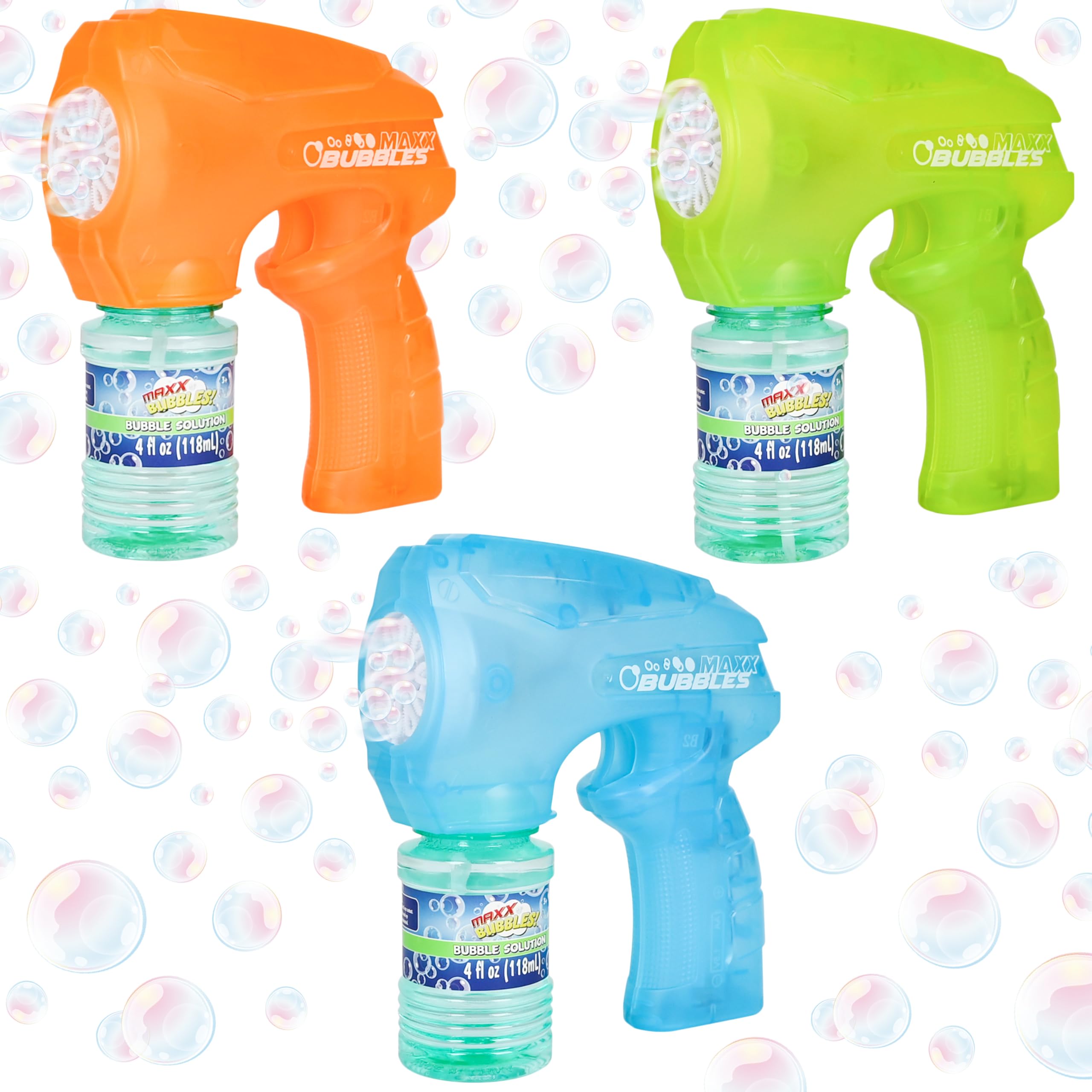 Bubble Blaster Maxx Bubbles Com Solução De Recarga De 120 Ml Para Crianças