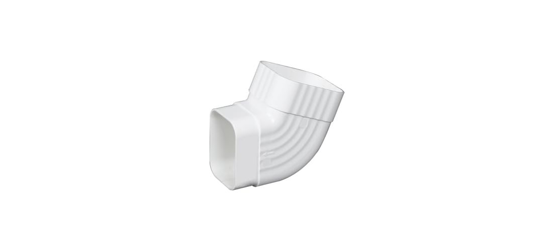 Gutter Elbow Askoll Vinyl White Crush Proof 150°c