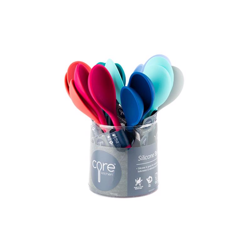Spoon Core Kitchen Sorted Silicone (pacote Com 18)