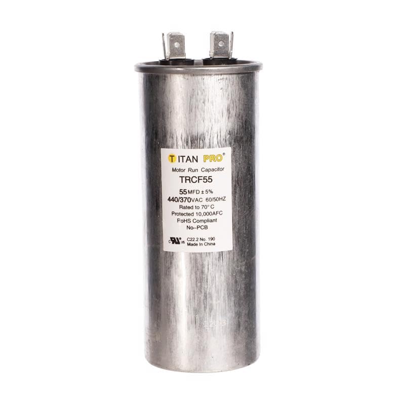 Capacitor Packard Trcf55 Motor Run 55 Mfd 440/370v
