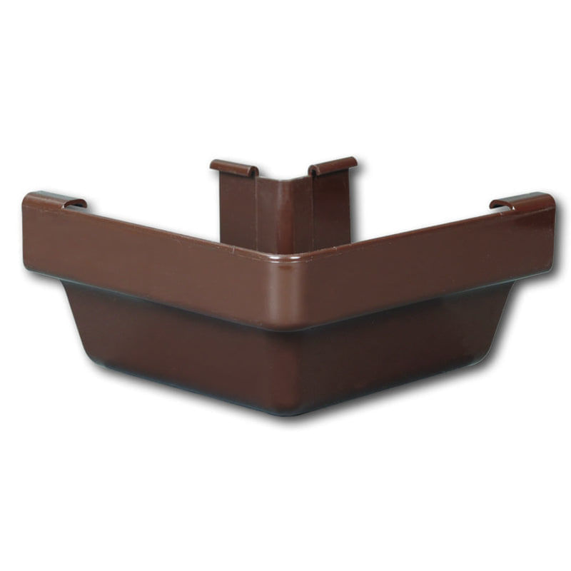 Outside Miter Amerimax Brown Vinyl K Gutter 6,25 X 3,25 X 6,25 Polegadas