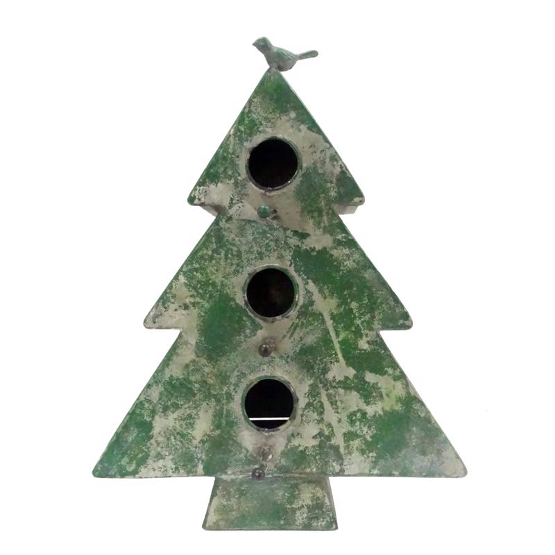 Hanging Decor Alpine Tree Birdhouse, Pacote Com 4