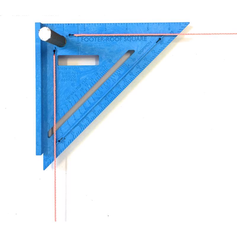 Carpenter Square Easy Square Rodapé E Telhado Quadrados 7x1,3 Cm