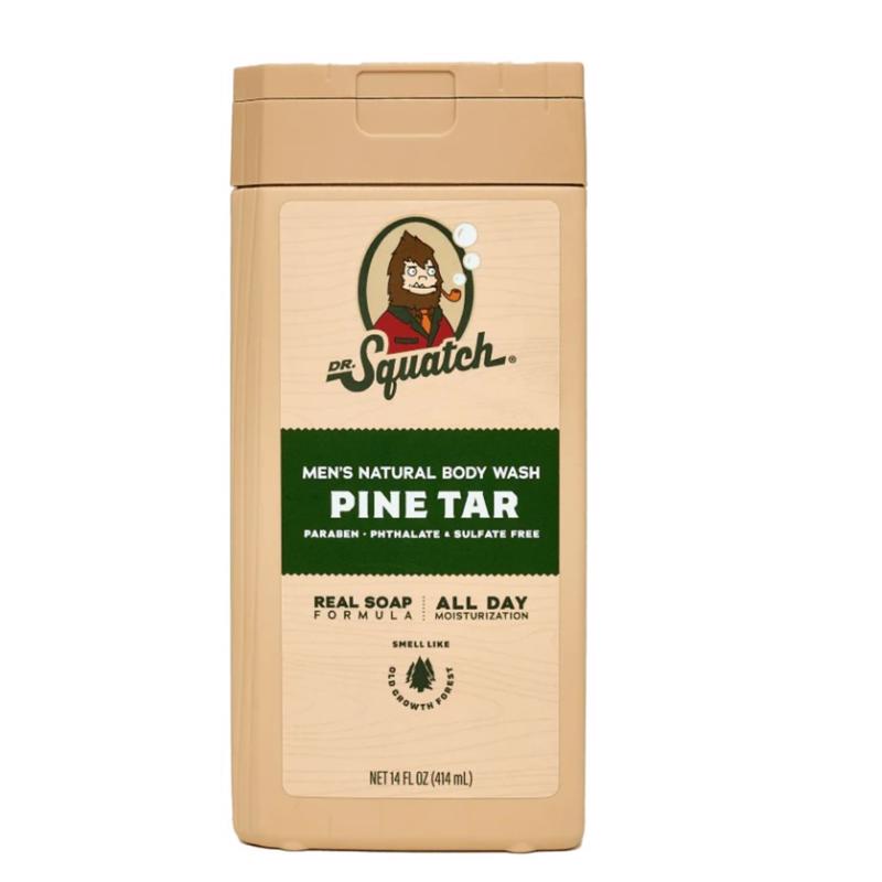 Sabonete Líquido Dr. Squatch Pine Tar Scent 414 Ml, Pacote Com 3