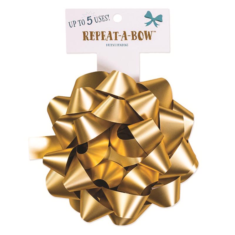 Laços De Presente Hennessy Gift Wrap Repeat-a-bow Gold (pacote Com 4)