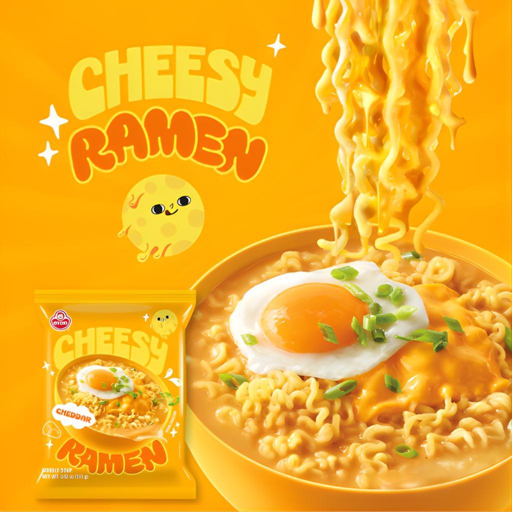 Lamen Coreano Otoki Cheesy Ramen Cheddar 111g - Carrefour
